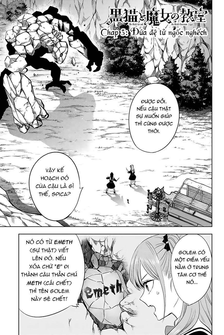 Hắc Miêu Và Lớp Học Phù Thủy Chap 3 - Next Chap 4