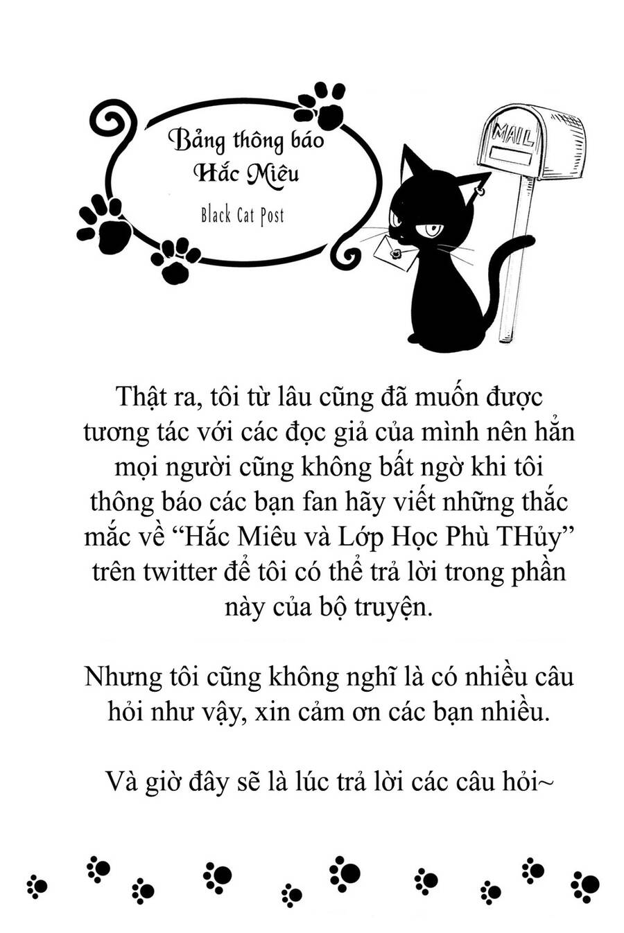 Hắc Miêu Và Lớp Học Phù Thủy Chap 33 - Next Chap 34