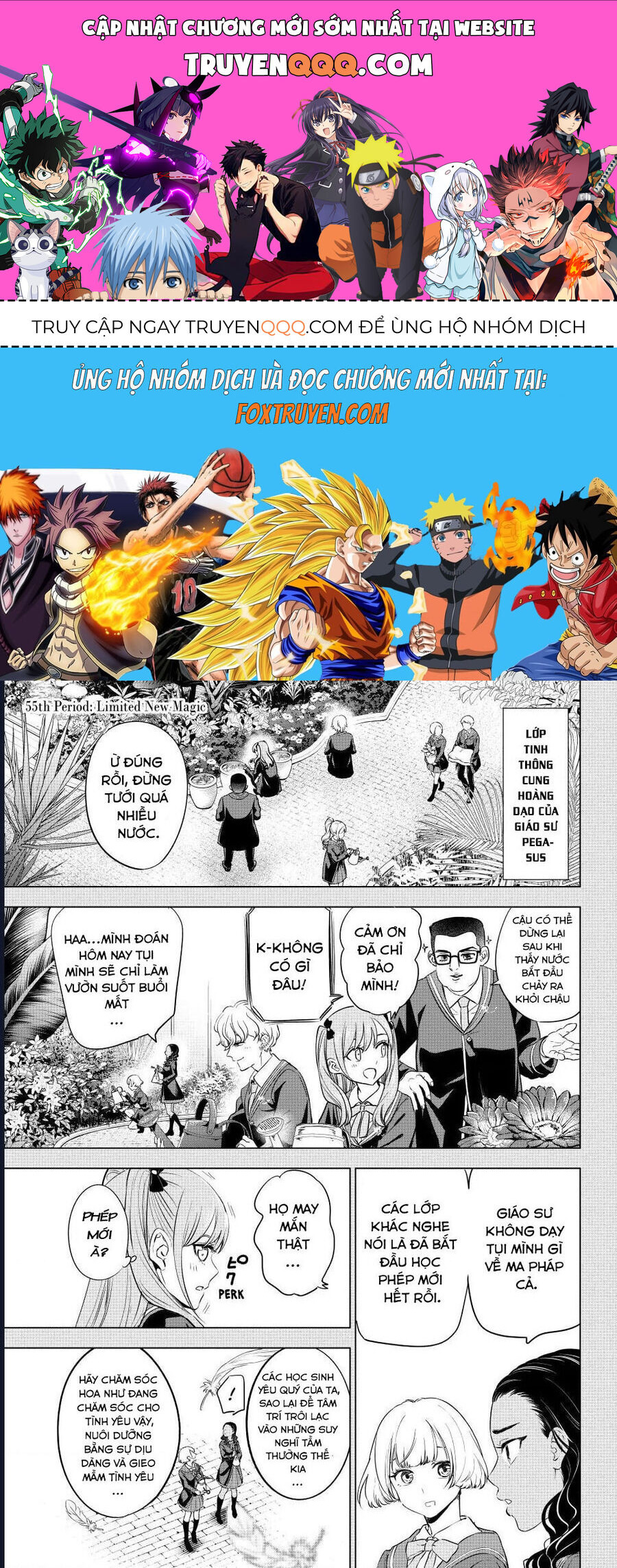 Hắc Miêu Và Lớp Học Phù Thủy Chap 55 - Next Chap 56
