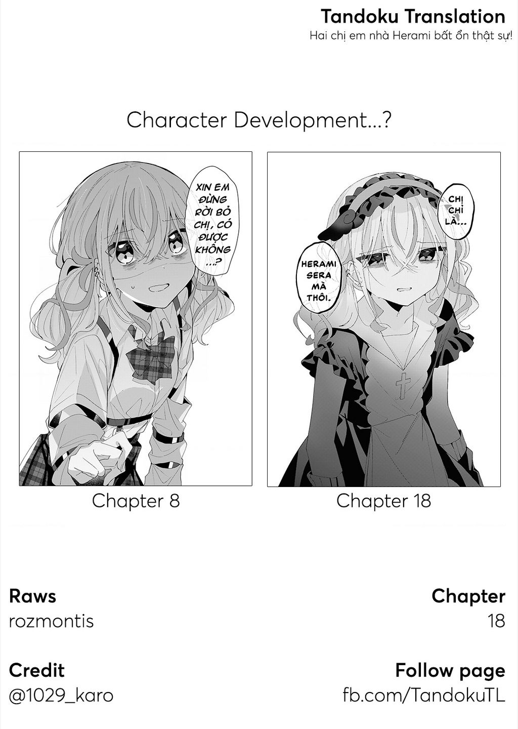 Hai Chị Em Nhà Herami Bất Ổn Thực Sự! Chap 18 - Next Chap 19