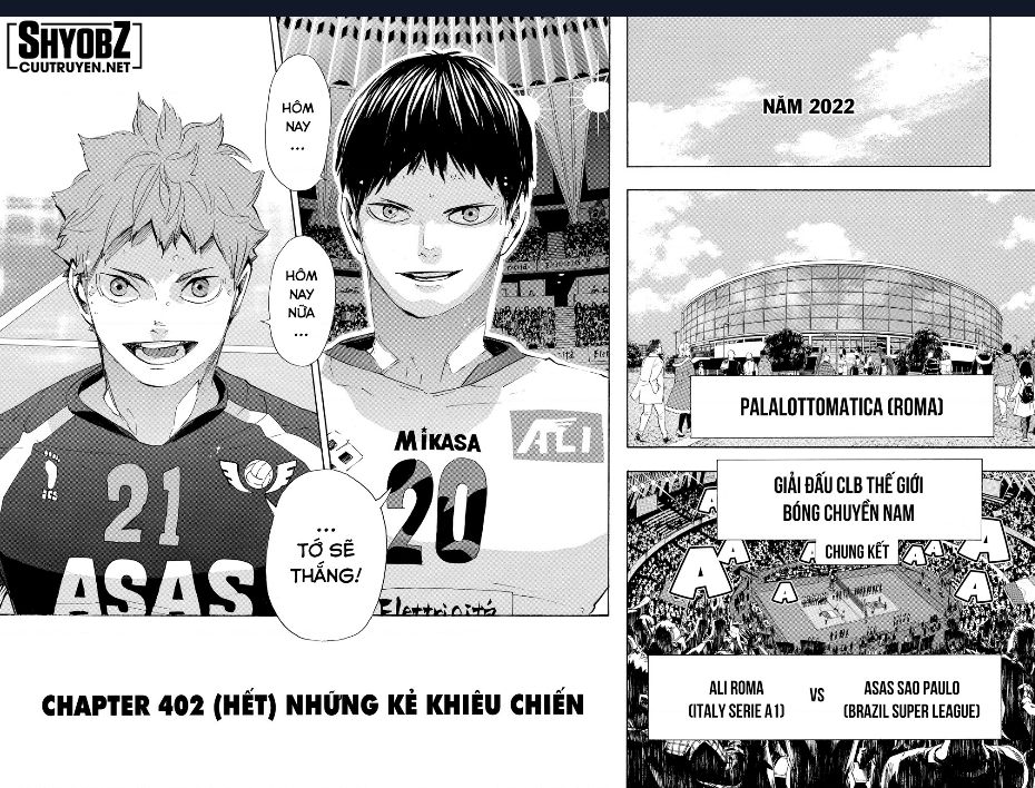 Haikyuu Chap 402 - Next Chap 403
