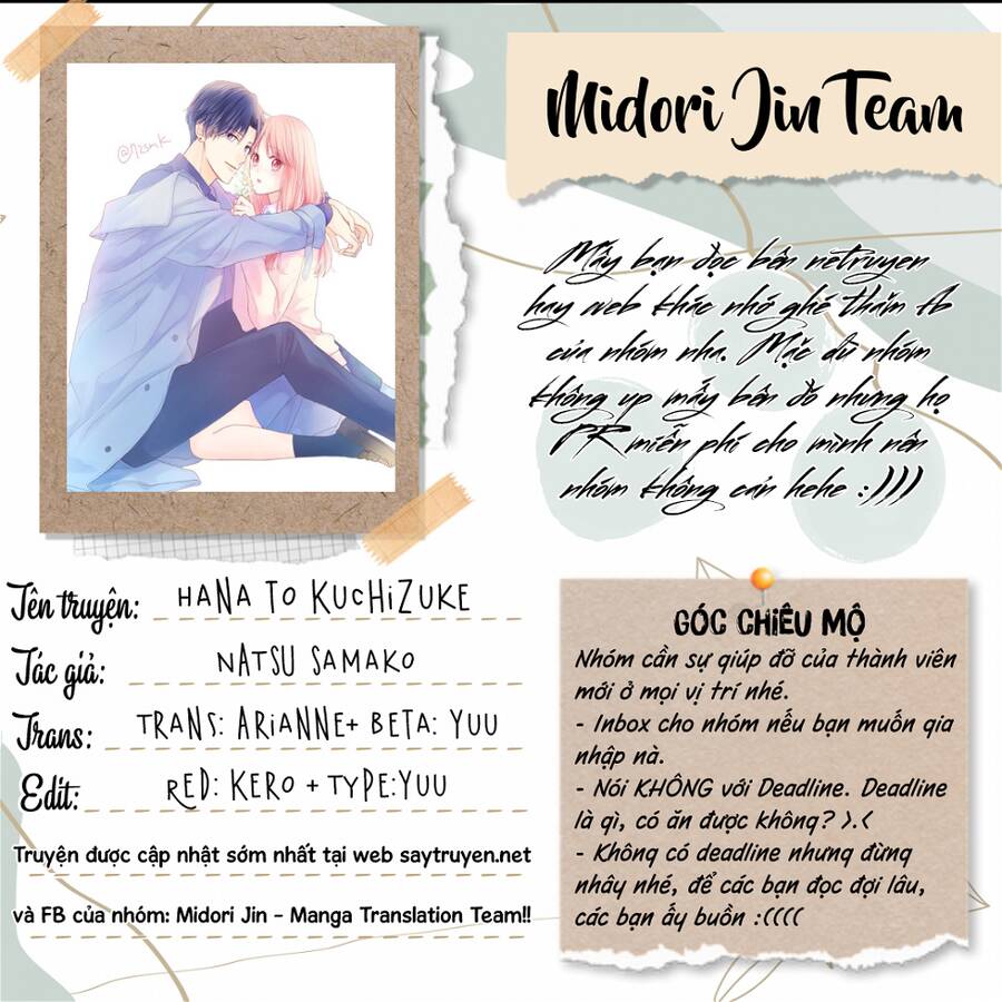 Hana To Kuchizuke. Chap 21 - Next Chap 22