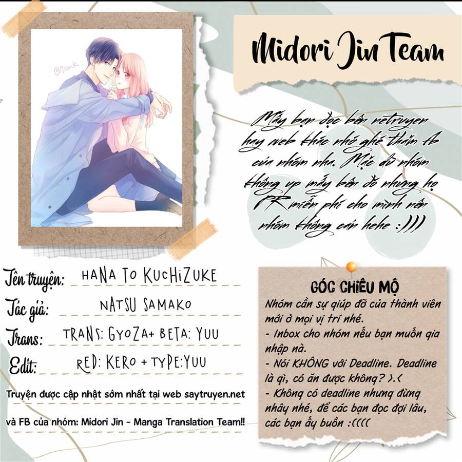 Hana To Kuchizuke. Chap 22 - Next Chap 23