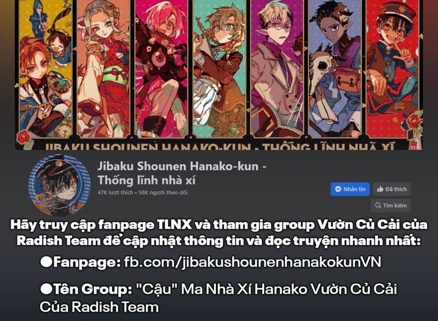 Hanako-Kun Nhà Xí Chap 82 - Next Chap 83
