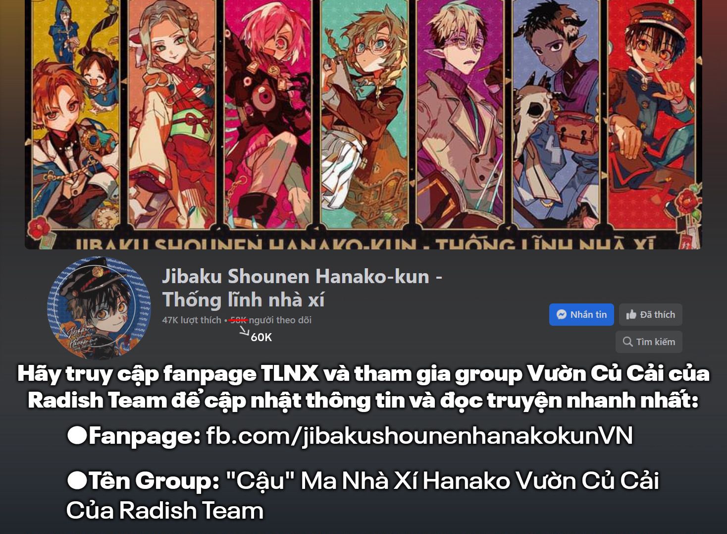 Hanako-Kun Nhà Xí Chap 90 - Next Chap 91