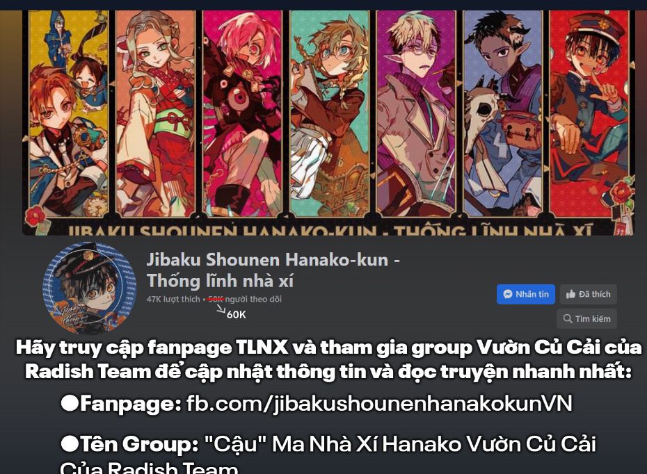 Hanako-Kun Nhà Xí Chap 94 - Next Chap 95