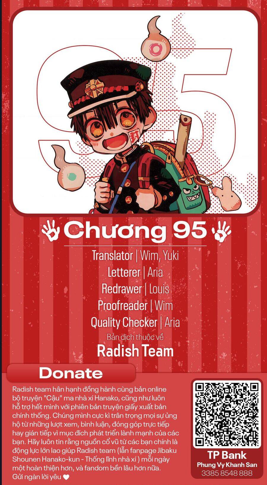 Hanako-Kun Nhà Xí Chap 95 - Next Chap 96