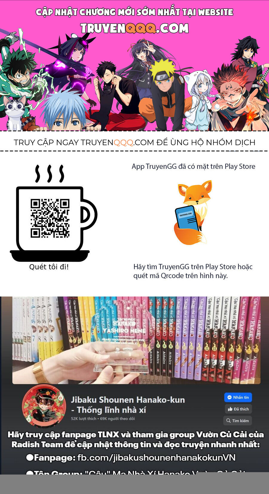 Hanako-Kun Nhà Xí Chap 97 - Next Chap 98