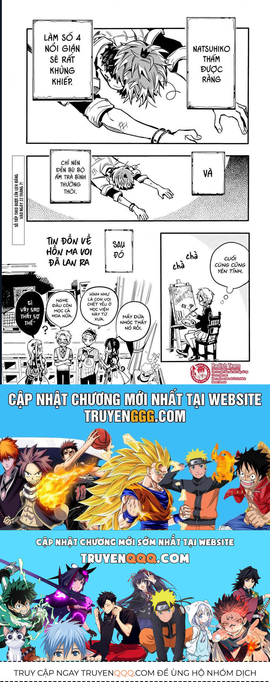 Hanako-Kun Sau Giờ Học Chap 22 - Next Chap 23