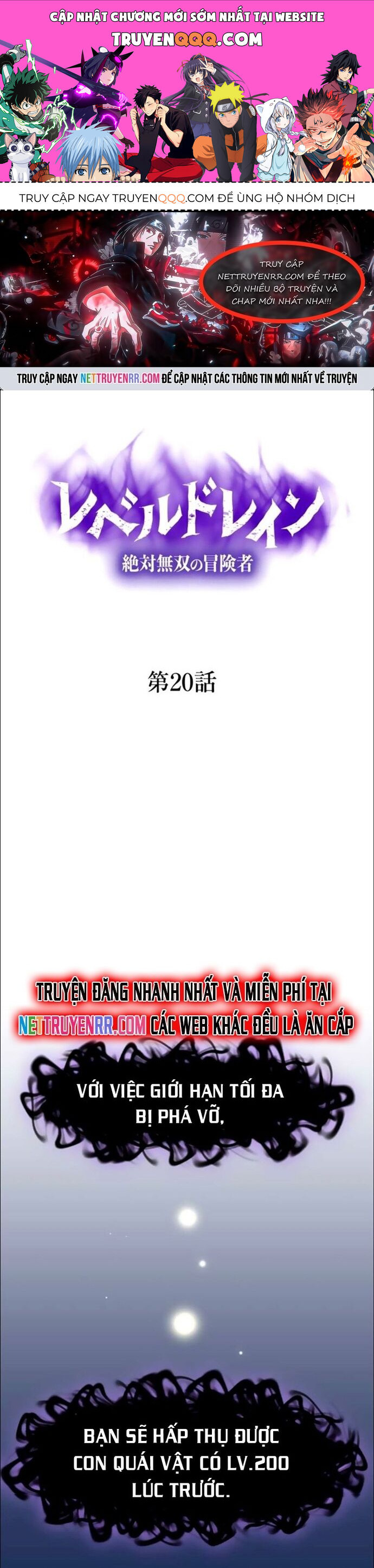 Hấp Thụ Cấp Độ Chap 20 - Next Chap 21