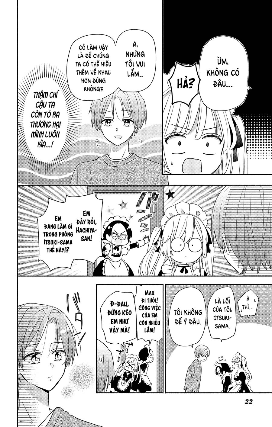 Hầu Gái Hachiya-Kun Biết Yêu Chap 1 - Next Chap 2