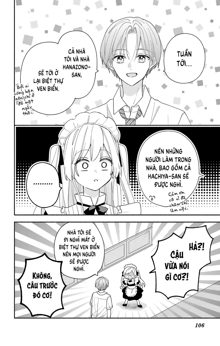 Hầu Gái Hachiya-Kun Biết Yêu Chap 8 - Next Chap 9