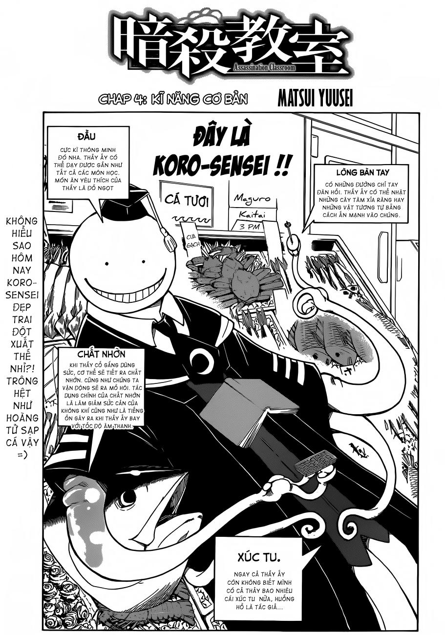Hãy Ám Sát Ta Để Cứu Lấy Trái Đất Chap 4 - Next Chap 5