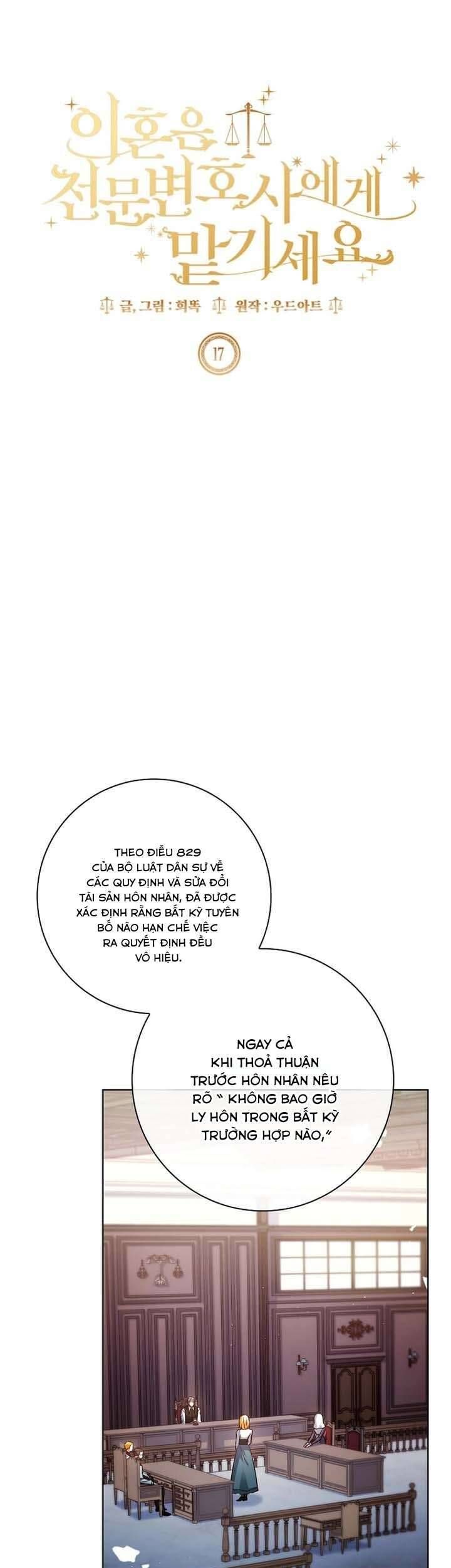 Hãy Để Luật Sư Chuyên Nghiệp Lo Chuyện Ly Hôn Chap 17 - Next Chap 18
