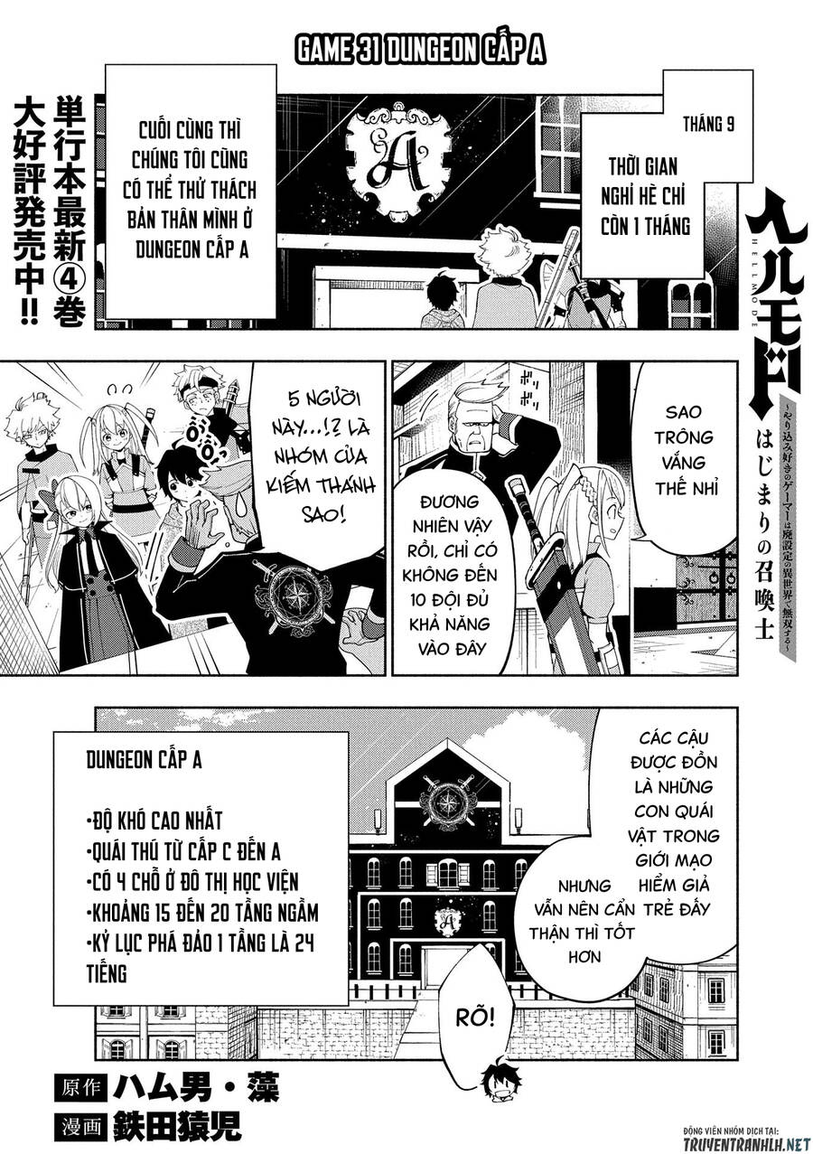 Hell Mode: Yarikomi Suki No Gamer Wa Hai Settei No Isekai De Musou Suru Chap 31 - Next Chap 32