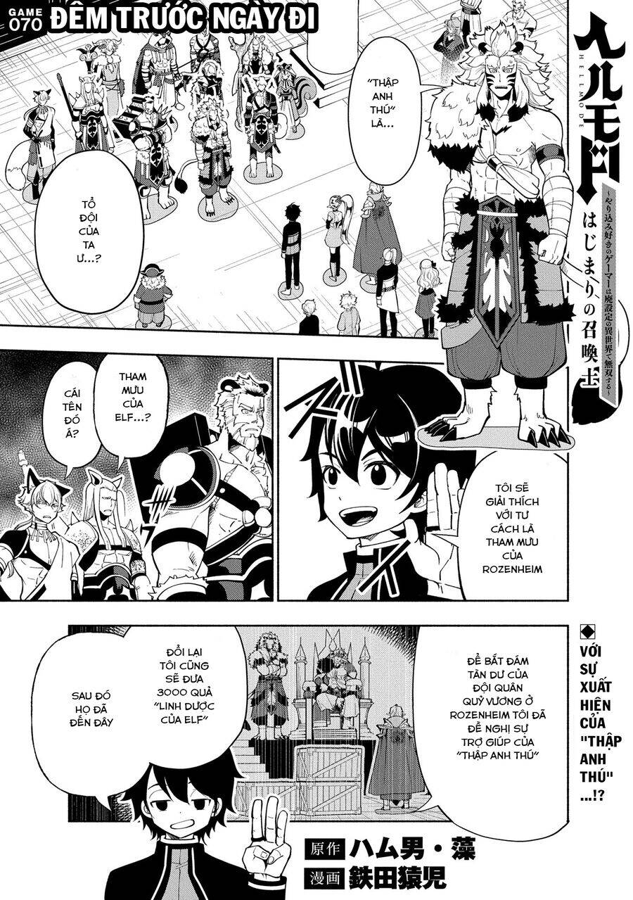 Hell Mode: Yarikomi Suki No Gamer Wa Hai Settei No Isekai De Musou Suru Chap 70 - Next Chap 71