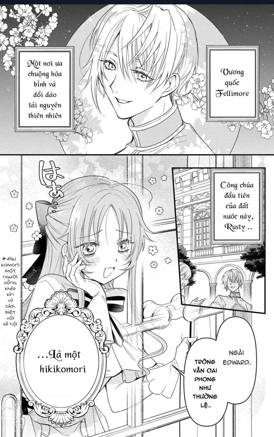 Hikikomori Hime To Dokuzetsu Kishi-Sama Chap 1 - Next Chap 2