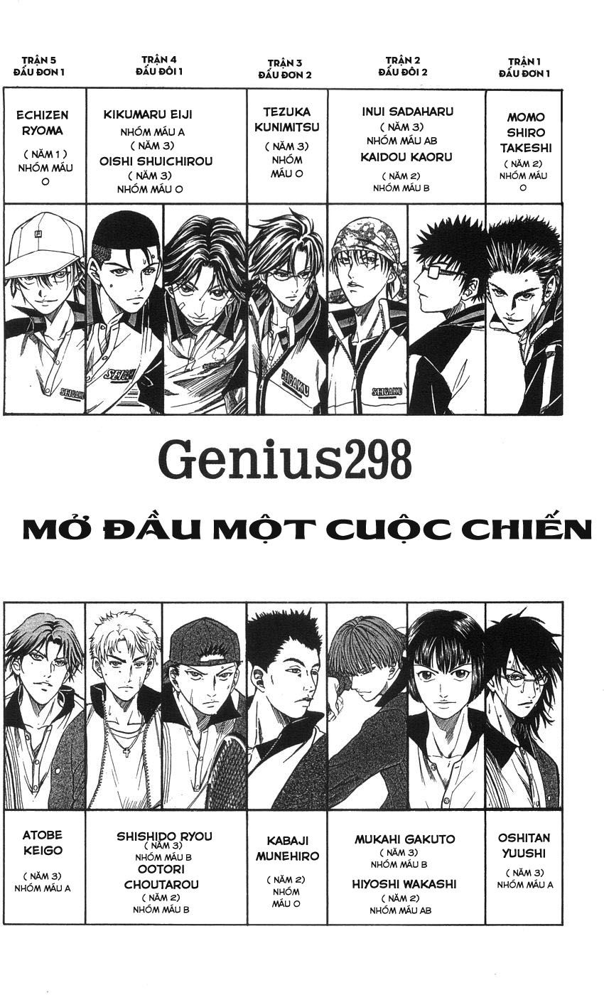 Hoàng Tử Tennis Chap 298 - Next Chap 299