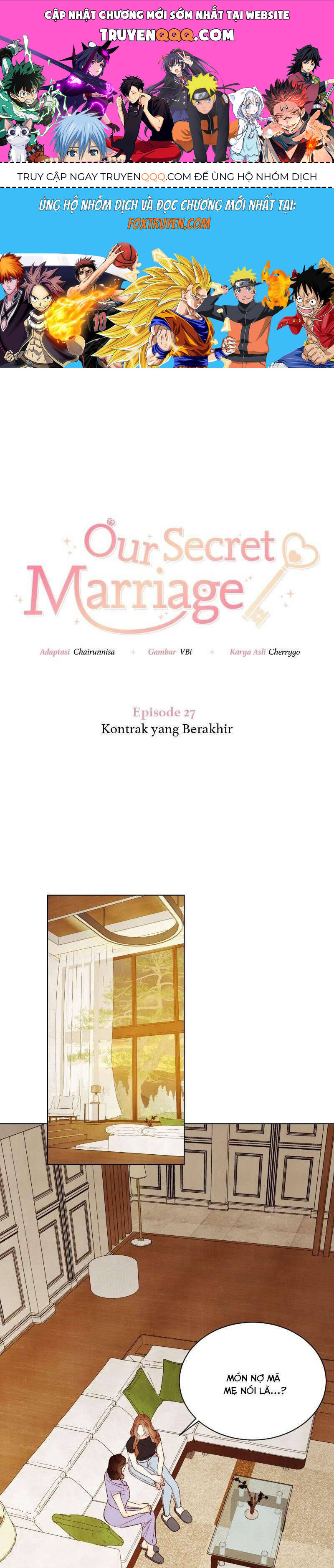 Hôn Nhân Bí Mật Giữa Chúng Ta Chap 27 - Next Chap 28