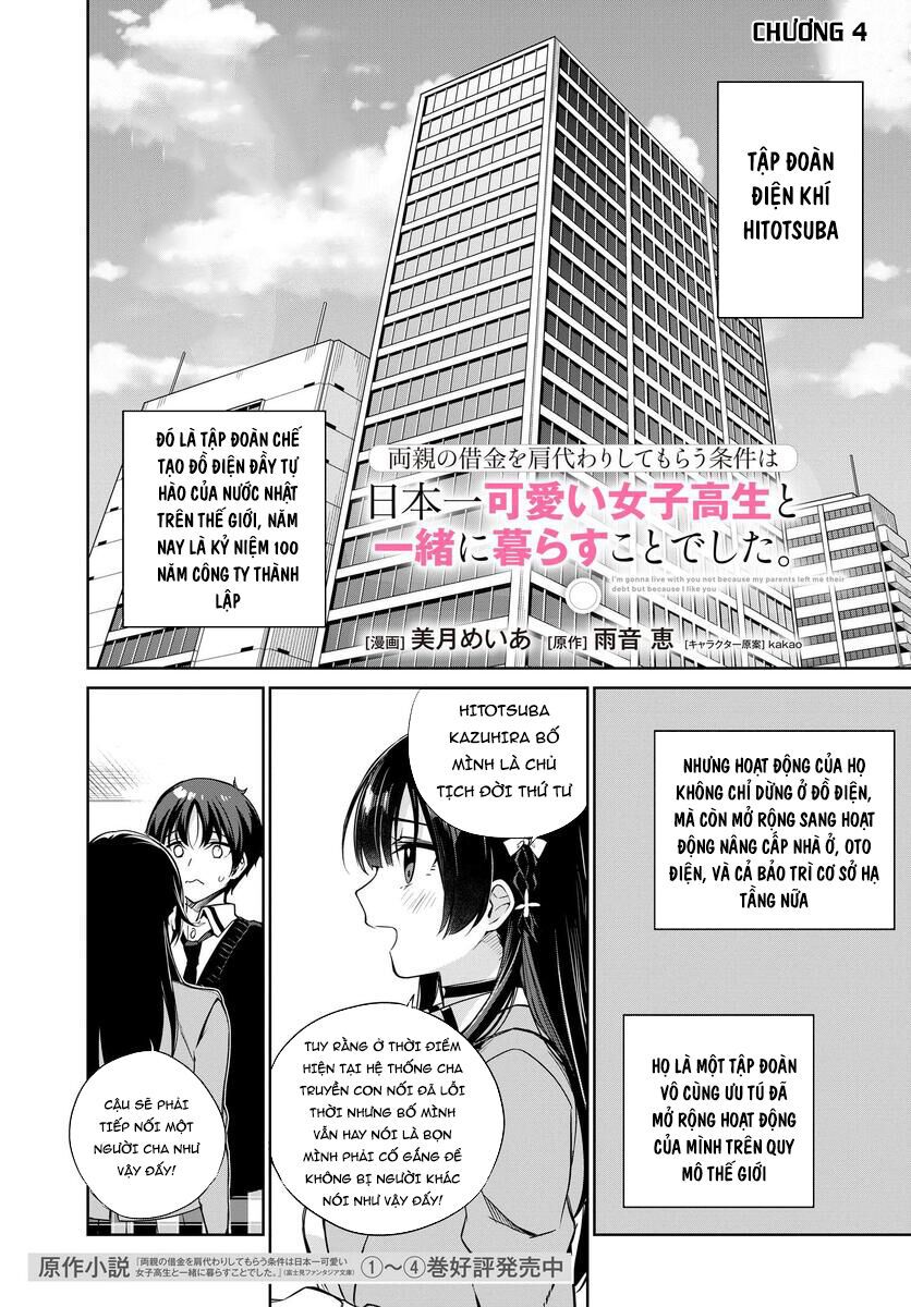 I'm Gonna Live With You Not Because My Parents Left Me Their Debt But Because I Like You Chap 4 - Next Chap 5
