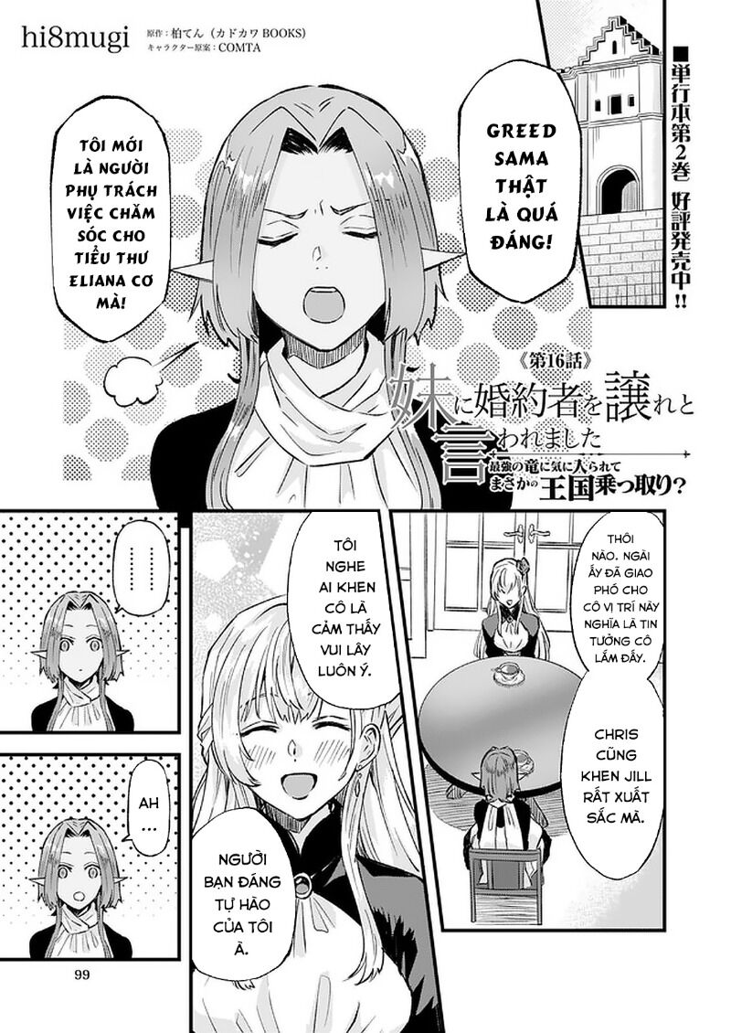 Imouto Ni Fiancee Wo Yuzure To Iwaremashita, Saikyou No Ryuu Ni Kiniirarete Masakano Okoku Nottori? Chap 16 - Next Chap 17