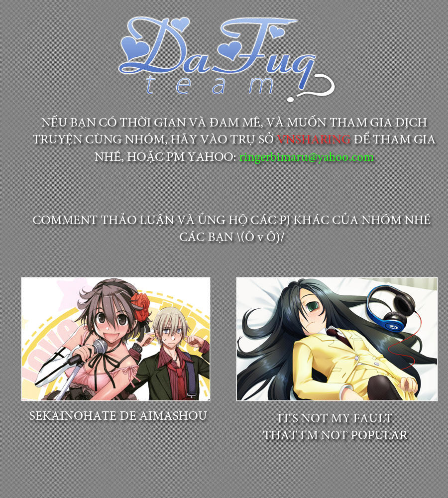 It’s Not My Fault That I’m Not Popular! Chap 3 - Next Chap 4
