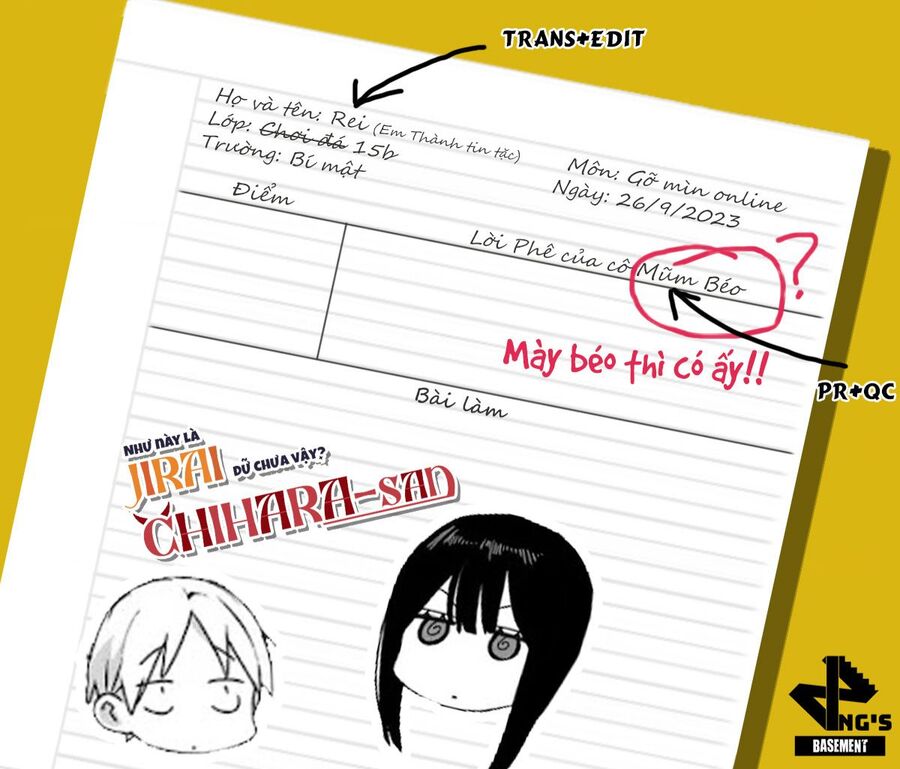 Jirai Nandesuka? Chihara-San Chap 65 - Next Chap 66