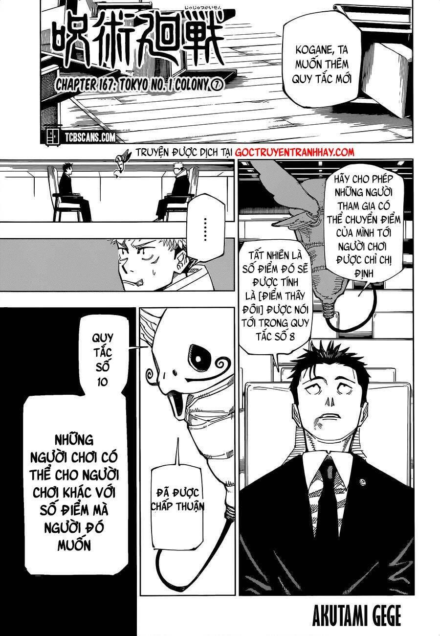 Jujutsu Kaisen - Chú Thuật Hồi Chiến Chap 167 - Next Chap 168