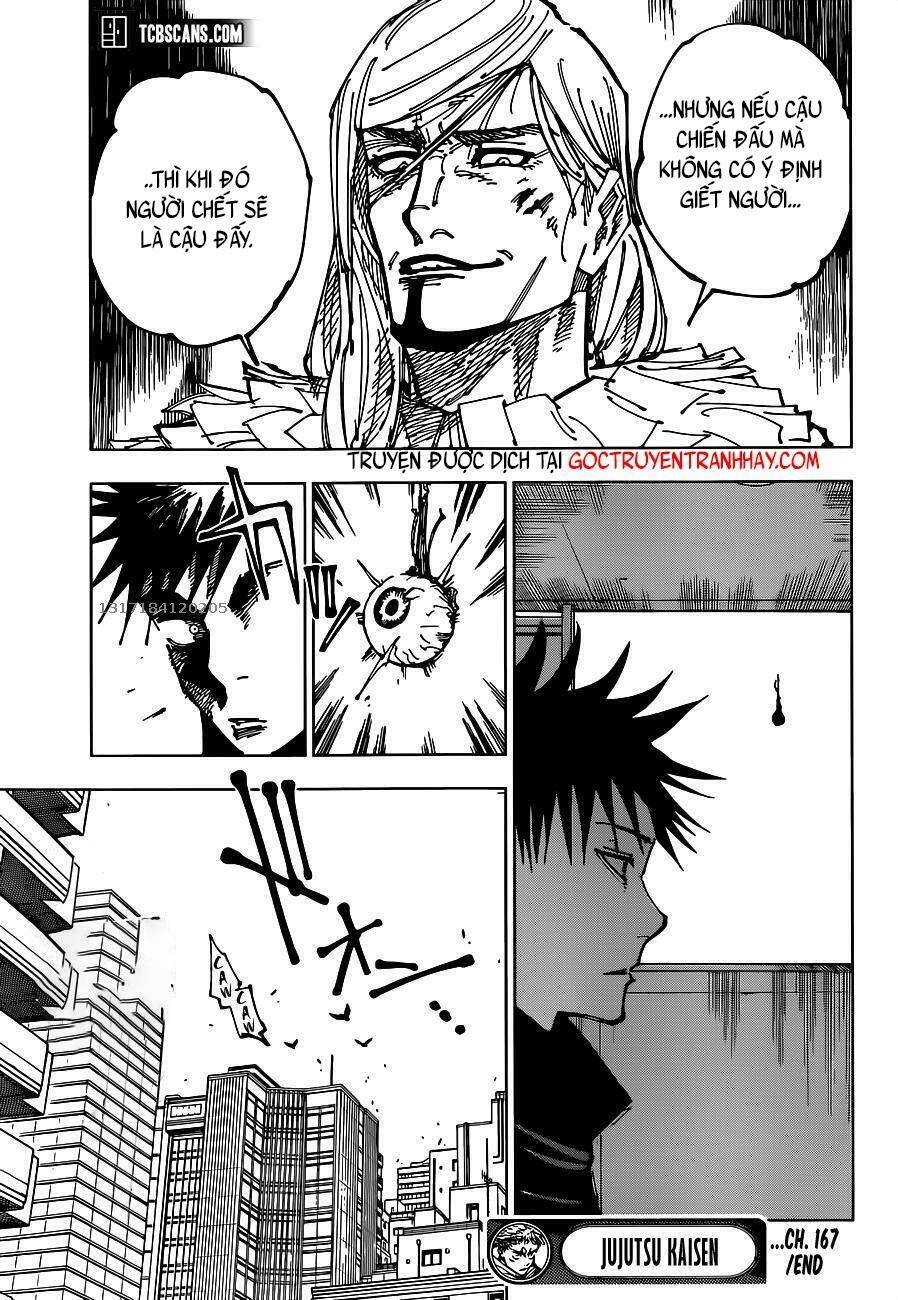 Jujutsu Kaisen - Chú Thuật Hồi Chiến Chap 167 - Next Chap 168
