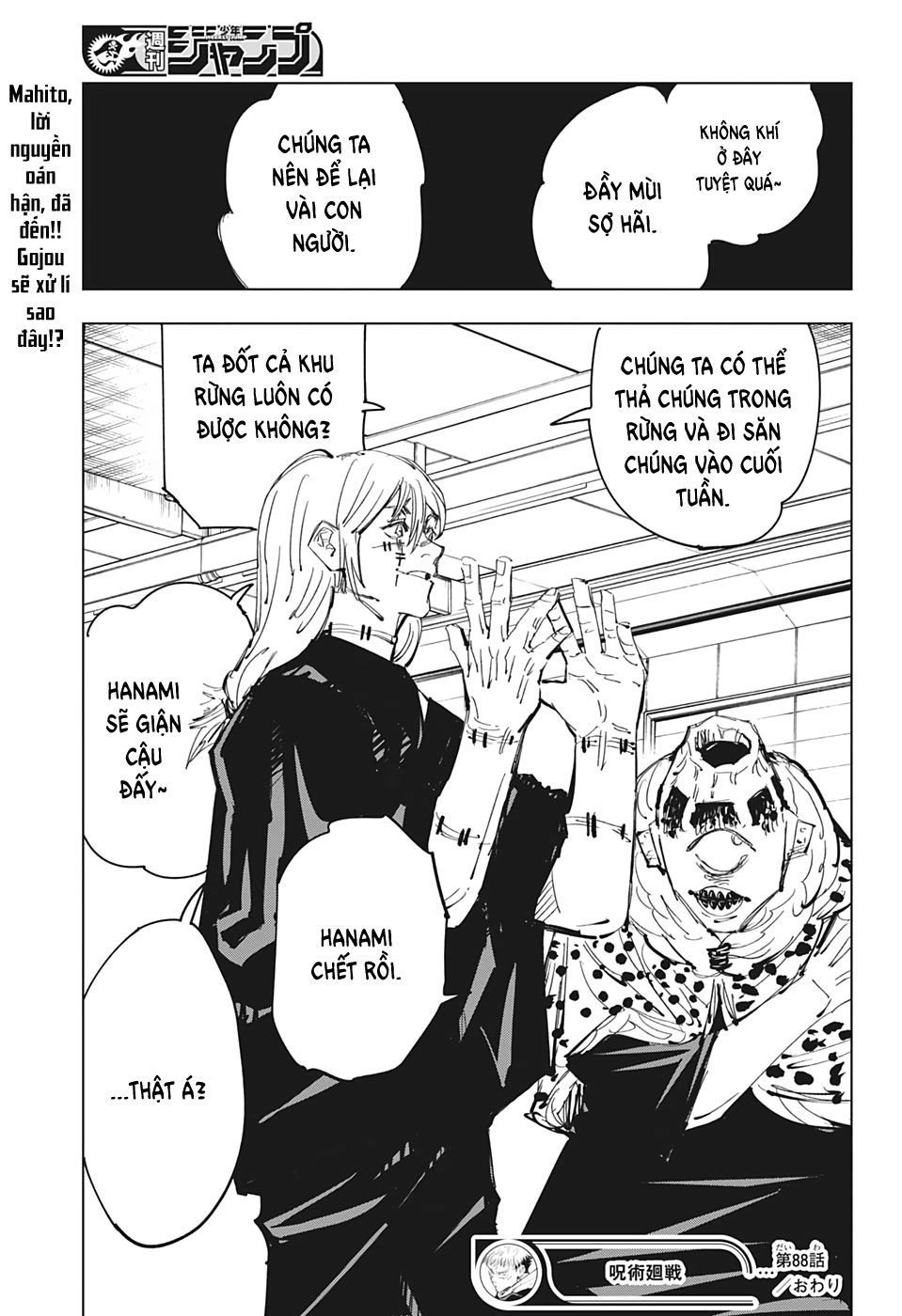 Jujutsu Kaisen - Chú Thuật Hồi Chiến Chap 88 - Next Chap 89