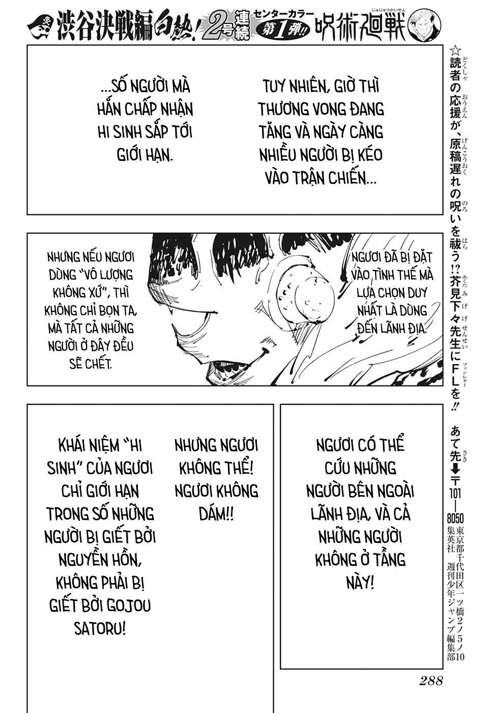 Jujutsu Kaisen - Chú Thuật Hồi Chiến Chap 89 - Next Chap 90
