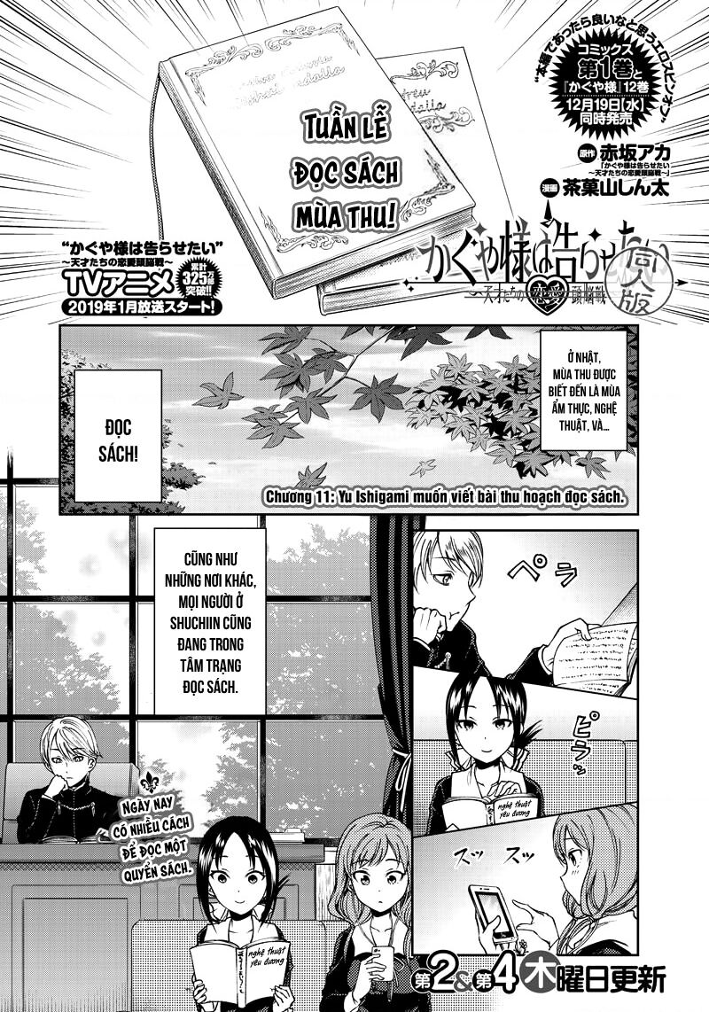 Kaguya Muốn Được Tỏ Tình (Phiên Bản Doujinshi) Chap 11 - Next Chap 12
