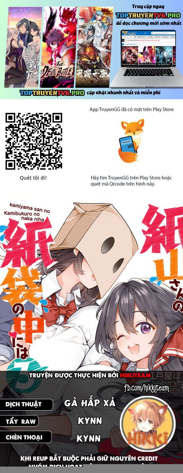 Kamiyama-San, Thiếu Nữ Kém Giao Tiếp Lúc Nào Cũng Đội Túi Giấy Trên Đầu!! Chap 15 - Next Chap 16