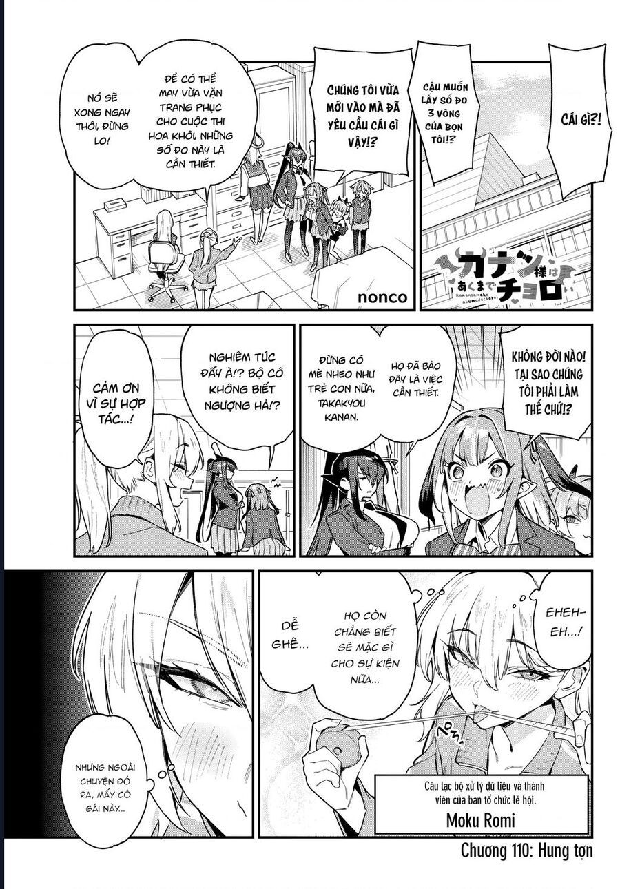 Kanan-Sama Wa Akumade Choroi Chap 110 - Next Chap 111