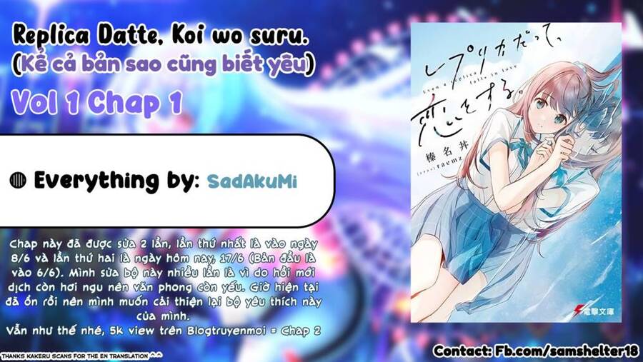 Kể Cả Bản Sao Cũng Biết Yêu Chap 1 - Next Chap 2