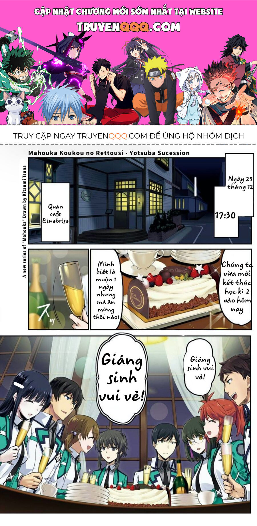 Kẻ Dị Biệt Tại Trường Trung Học Phép Thuật: Người Kế Vị Yotsuba Chap 1 - Next Chap 2