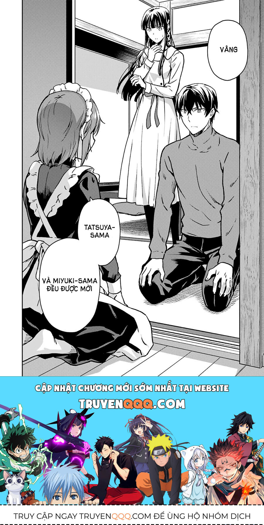 Kẻ Dị Biệt Tại Trường Trung Học Phép Thuật: Người Kế Vị Yotsuba Chap 12 - Next Chap 13