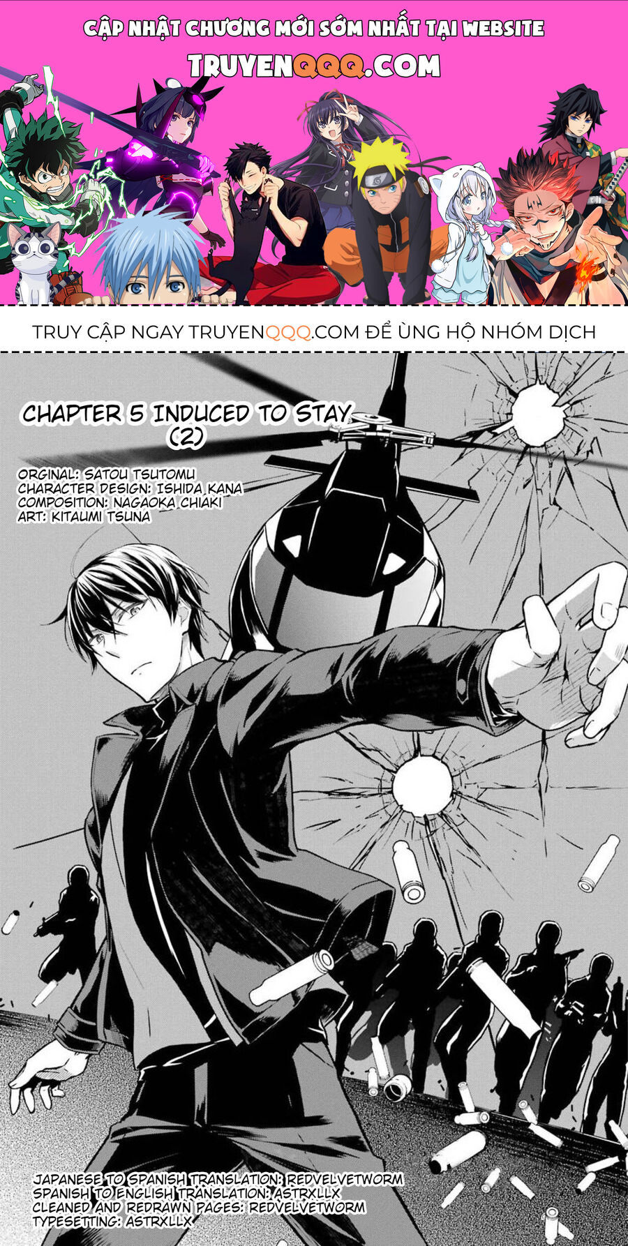 Kẻ Dị Biệt Tại Trường Trung Học Phép Thuật: Người Kế Vị Yotsuba Chap 5 - Next Chap 6