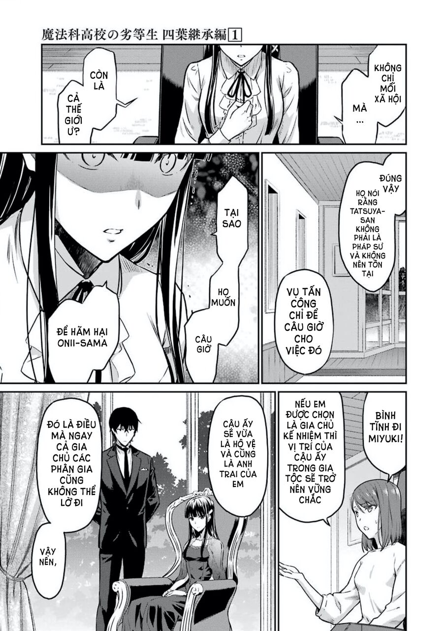 Kẻ Dị Biệt Tại Trường Trung Học Phép Thuật: Người Kế Vị Yotsuba Chap 6 - Next Chap 7