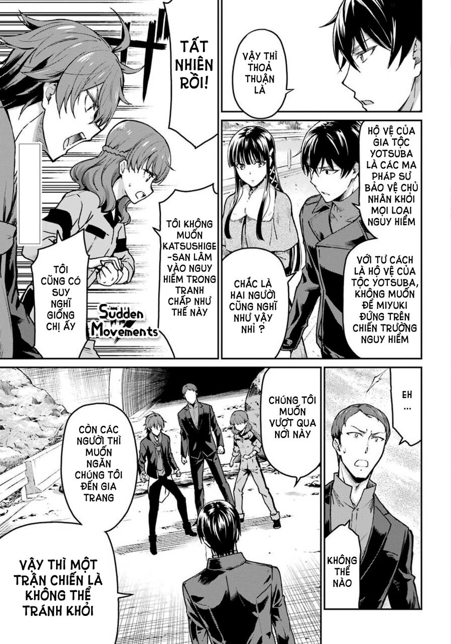 Kẻ Dị Biệt Tại Trường Trung Học Phép Thuật: Người Kế Vị Yotsuba Chap 9 - Next Chap 10