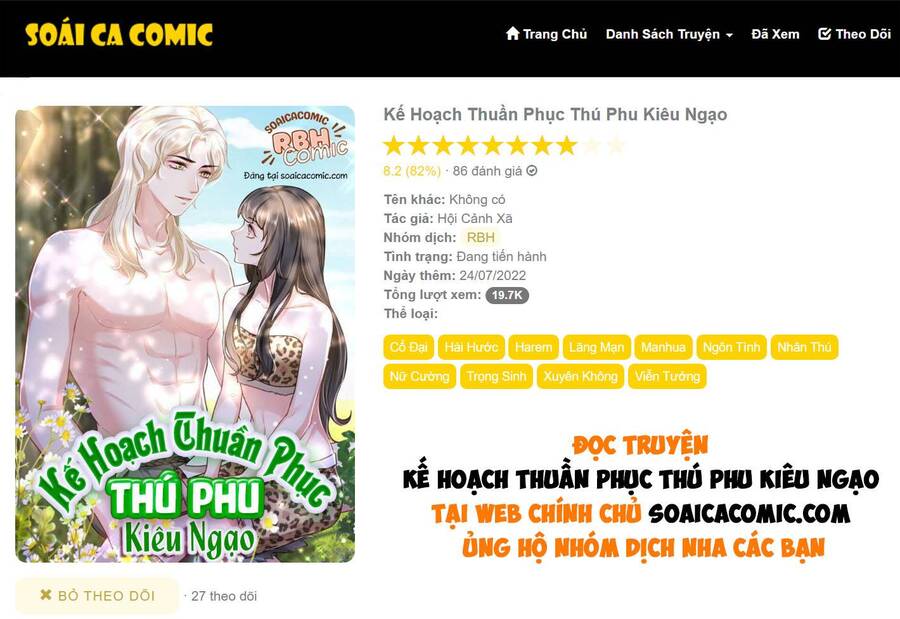 Kế Hoạch Thuần Phục Thú Phu Kiêu Ngạo Chap 18 - Next Chap 19
