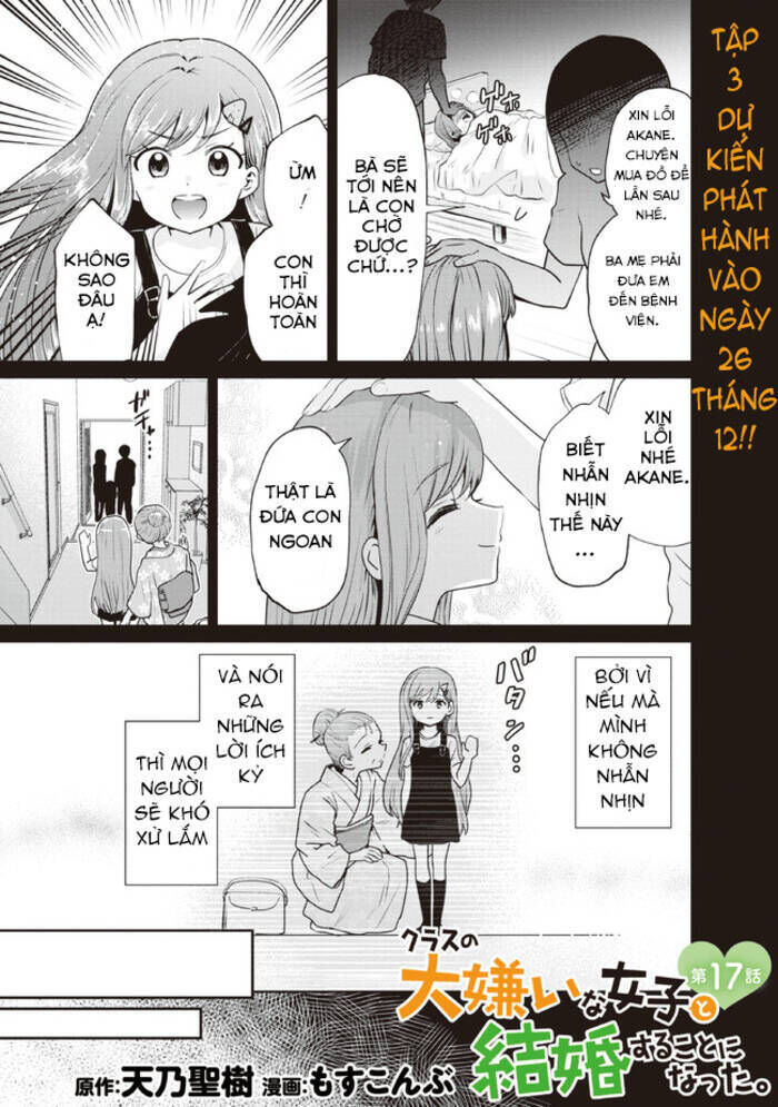 Kết Hôn Với Đứa Con Gái Mà Tôi Ghét Nhất Trong Lớp Chap 17 - Next Chap 18
