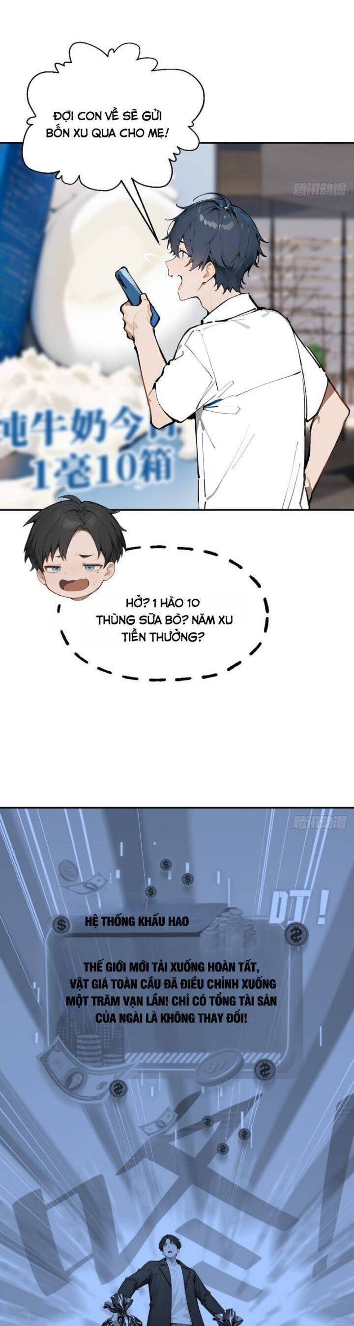 Khởi Đầu Vật Giá Sụt Giảm, Ta Trở Thành Nhà Giàu Số Một Thế Giới! Chap 1 - Next Chap 2