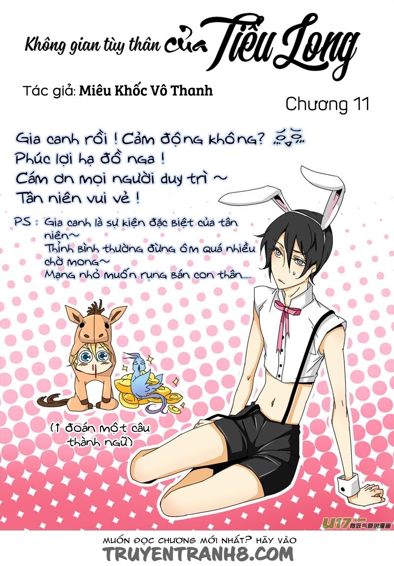 Không Gian Tùy Thân Của Tiểu Long Chap 11 - Next Chap 12