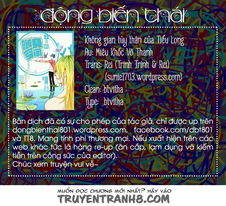 Không Gian Tùy Thân Của Tiểu Long Chap 9 - Next Chap 10