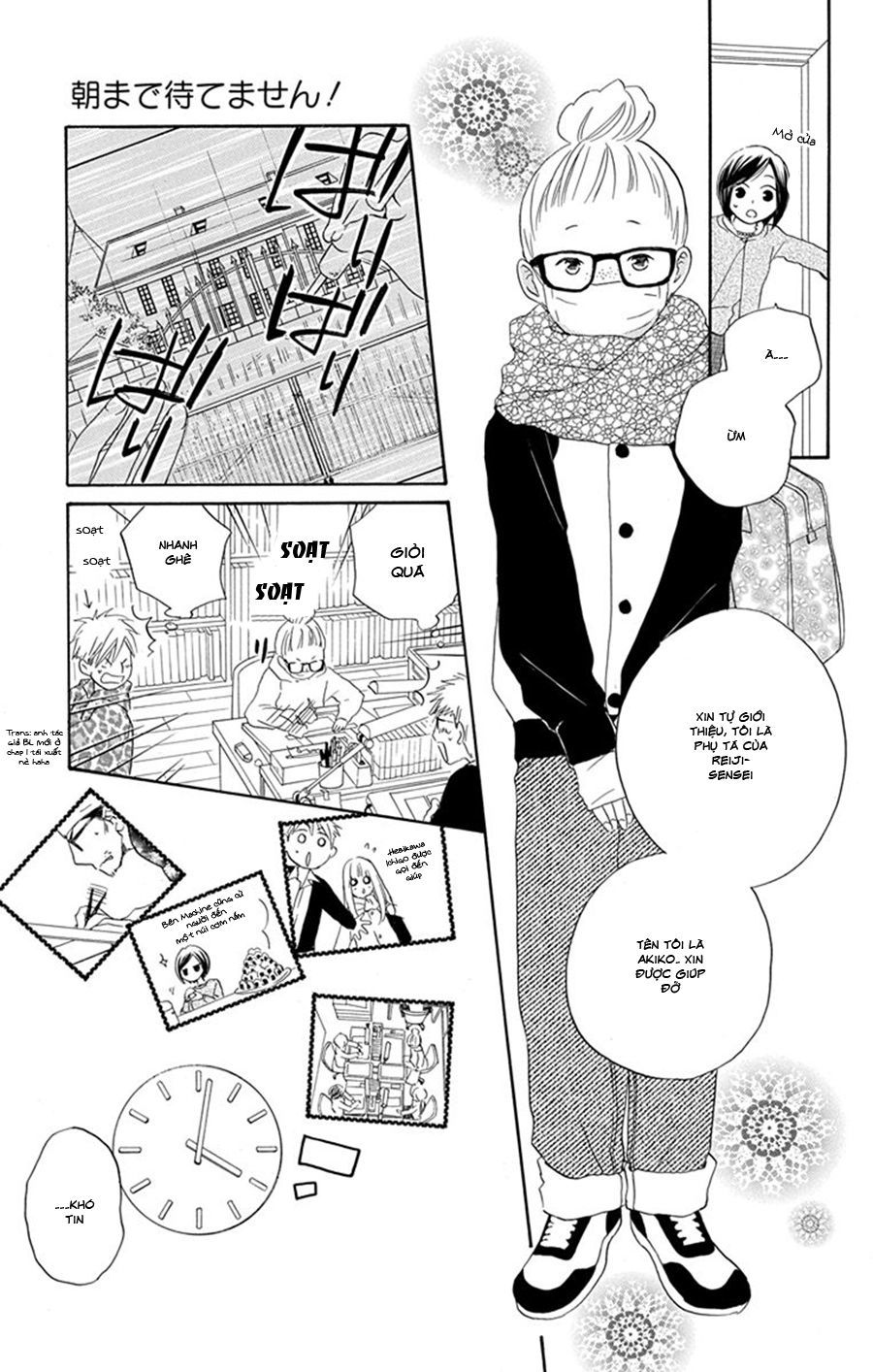 Không Thể Chờ Đến Sáng Mai Được! Chap 5 - Next Chap 6