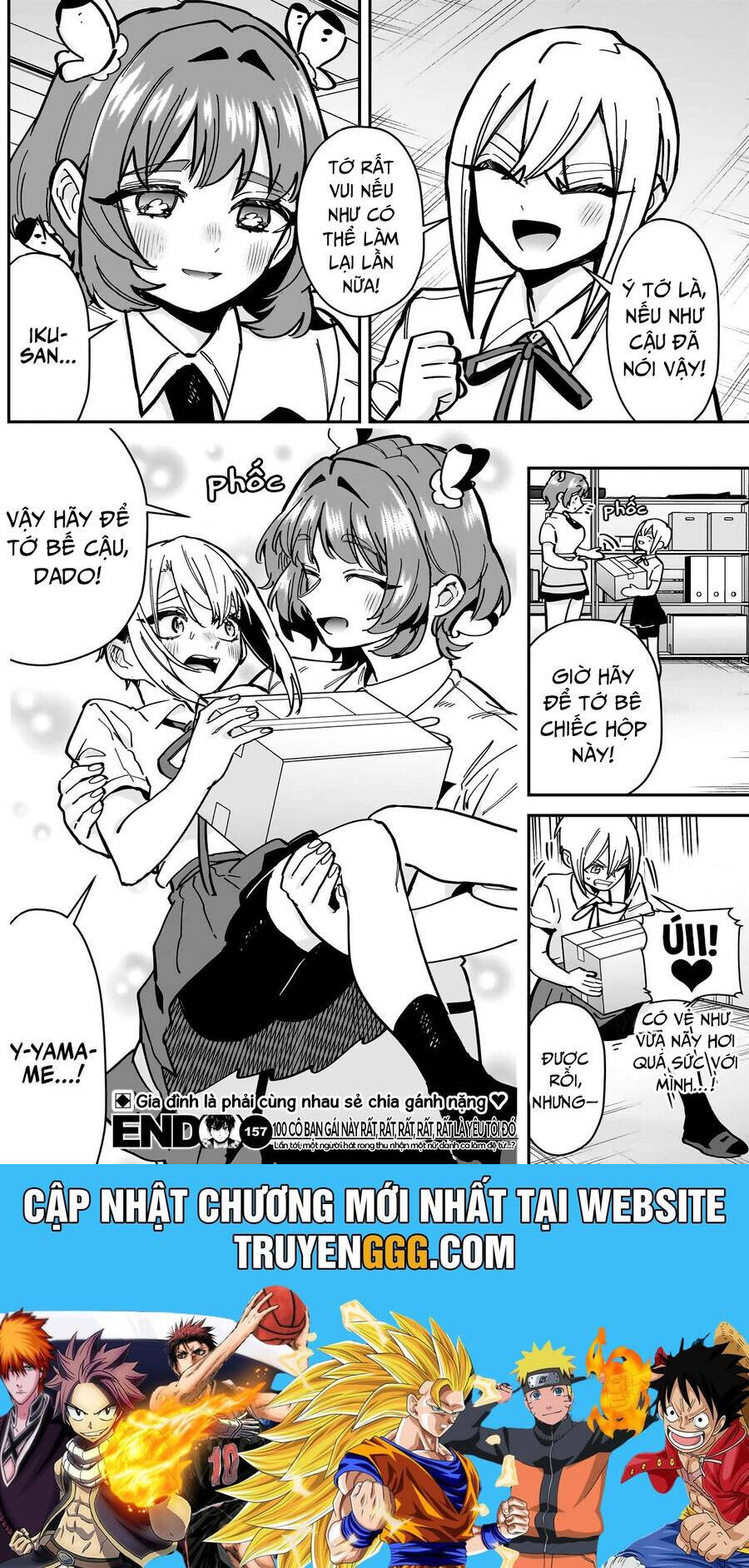 Kimi No Koto Ga Dai Dai Dai Dai Daisuki Na 100-Ri No Kanojo Chap 157 - Next Chap 158