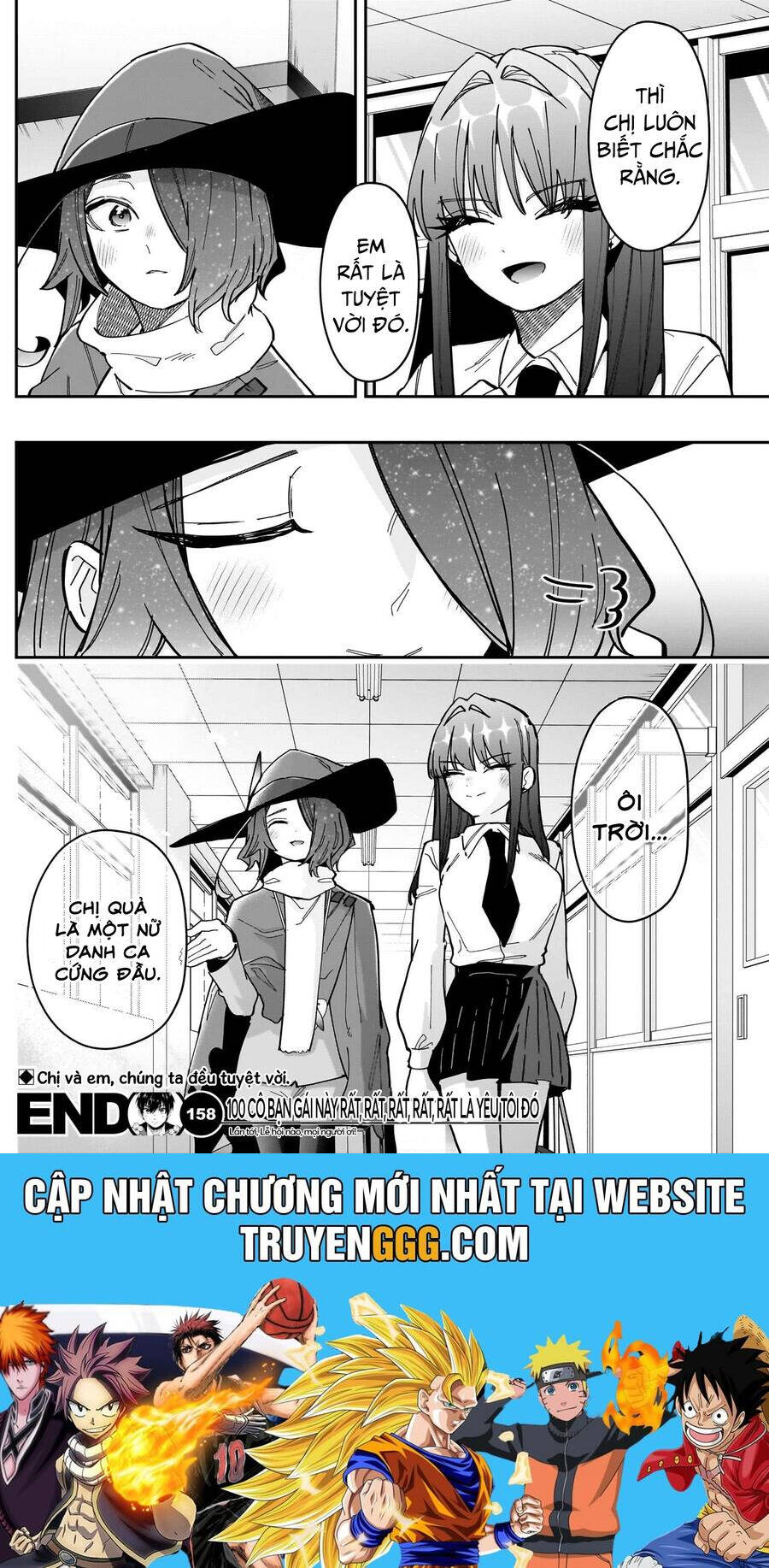 Kimi No Koto Ga Dai Dai Dai Dai Daisuki Na 100-Ri No Kanojo Chap 158 - Next Chap 159