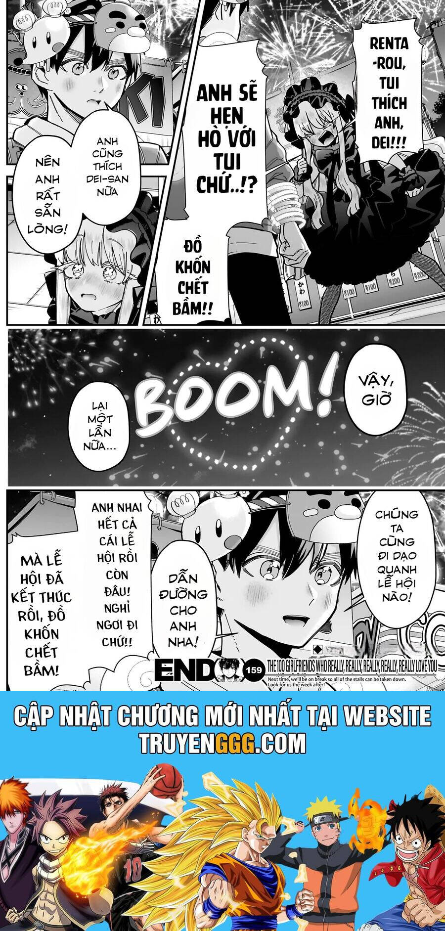 Kimi No Koto Ga Dai Dai Dai Dai Daisuki Na 100-Ri No Kanojo Chap 159 - Next Chap 160