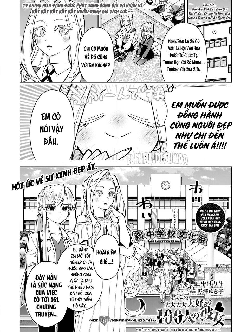 Kimi No Koto Ga Dai Dai Dai Dai Daisuki Na 100-Ri No Kanojo Chap 161 - Next Chap 162